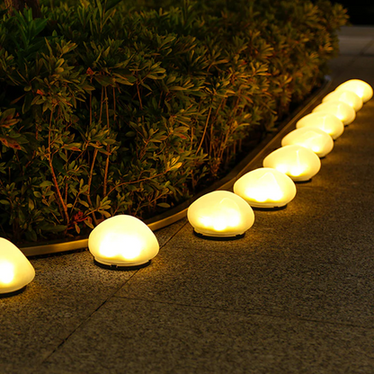 Solar Stone Lights – 49% OFF Today Turn Your Yard Into a Glowing Stone Path