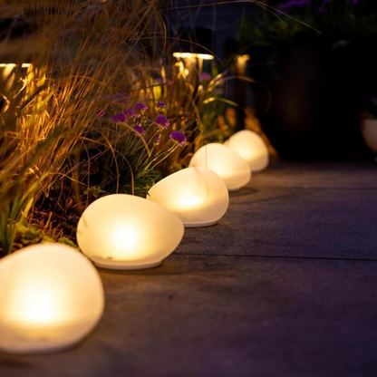 Solar Stone Lights – 49% OFF Today Turn Your Yard Into a Glowing Stone Path