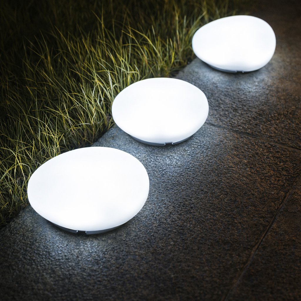Solar Stone Lights – 49% OFF Today Turn Your Yard Into a Glowing Stone Path