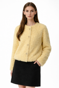 Women’s Alpaca Curly Wool Short Jacket
