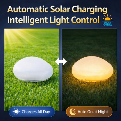 Solar Stone Lights – 49% OFF Today Turn Your Yard Into a Glowing Stone Path