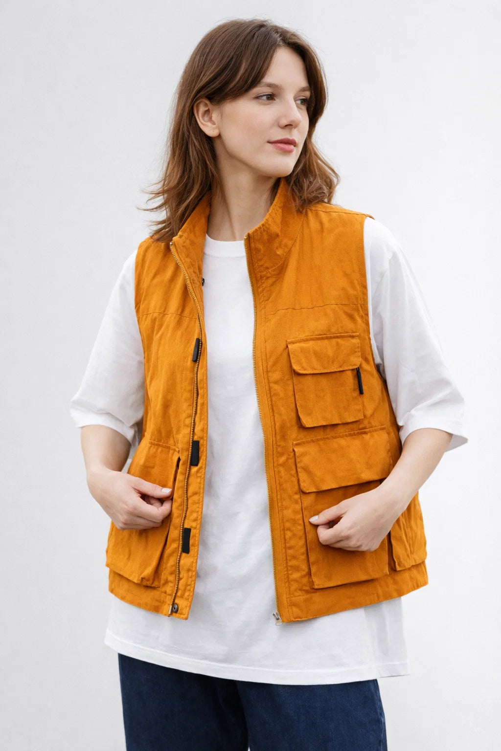 Workwear Utility Outdoor Vest – Multi-Pocket Design