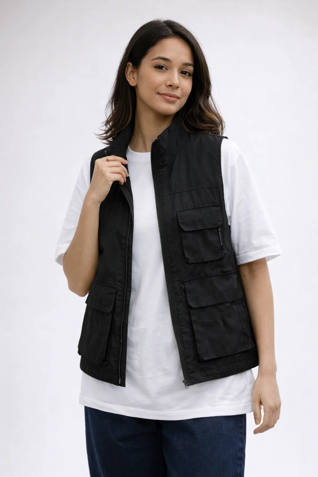 Workwear Utility Outdoor Vest – Multi-Pocket Design
