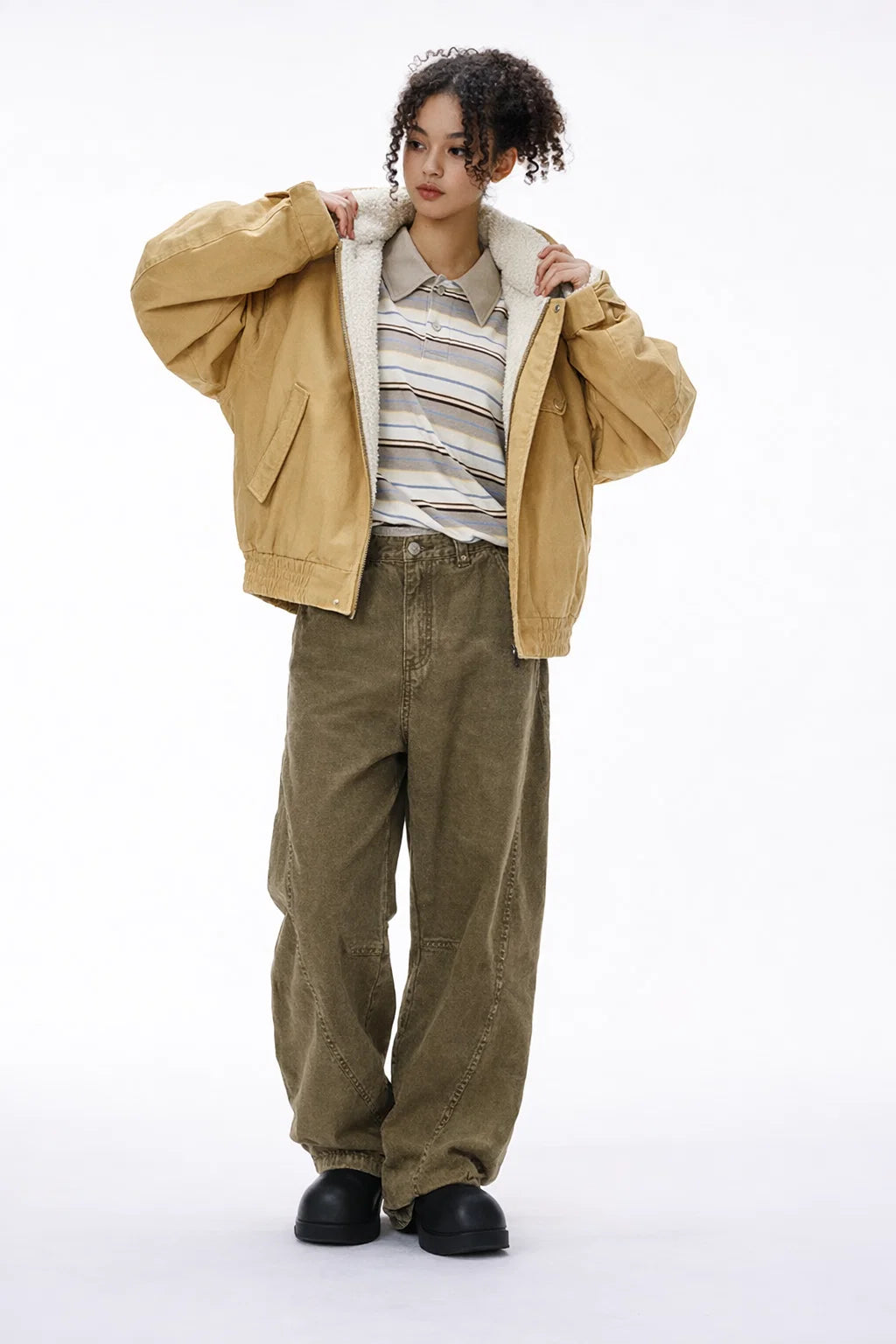 Detachable Collar Fleece Jacket